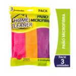 PAÑO MICROFIBRA       
PACK 3 UNIDADES                            
 40 x 40 cm