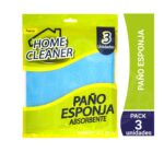 PAÑO ESPONJA                           
 PACK x 3 UNIDADES              
Ultra Absorbente y Flexible