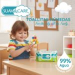 Toallas Húmedas  bebé                  
 99% Agua                                           
Hipoalergénicas                 
80 toallitas - Imagen 3